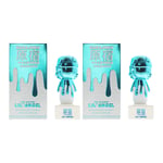 Gwen Stefani Womens Harajuku Lovers Pop Electric Lil' Angel Eau de Parfum 30ml Spray For Her x 2 - One Size