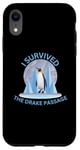 iPhone XR Antarctica I Survived The Drake Passage Penguin Iceberg Case