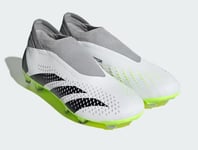 Adidas Predator Accuracy.3 Laceless - FG Football Boots - White - Size UK 9.5