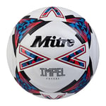 Mitre Impel Ballon de Football, Futsal | Ballon d’intérieur à Faible Rebond, Blanc/Noir/Rouge (Bib Red), 3, 58,5-61 cm