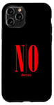 Coque pour iPhone 11 Pro Rouge NO raccourcis Rouge Graphique