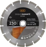 SCID Disque diamanté béton granit - Diamètre 230 mm