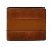 Fossil Portefeuille pour hommes Everett, Portefeuille en cuir moyen marron 11,5 cm L x 2,5 cm l x 9,6 cm H ML4400210