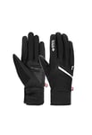 Reusch Versa Gore-Tex Infinium LF Touch-TEC Gants de Ski Chauds et Coupe-Vent pour Homme Gants de Sport pour écran Tactile Gants d'hiver Noir/argenté 8