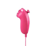 Rose Pour Nunchuck Manette De Jeu 2 Fr 1 Pour Nintendo Wii Nunchuk Avec Capteur De Mouvement Intégré, Contrôleur À Distance Sans Fil Avec Étui En Silicone