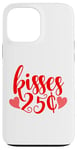 Coque pour iPhone 13 Pro Max 25 Cent Kisses Funny St Valentin Kissing Booth Kiss Love