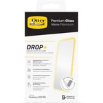 OtterBox Premium Glass Screen Protector for Samsung Galaxy S23 FE, Tempered Glass, advanced Scratch Protection, Survives Drops up to 3ft, Antimicrobial Protection