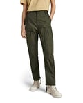 G-STAR RAW Women's 3D Cargo Boyfriend Pants, Grey (asfalt D22138-A504-995), 27