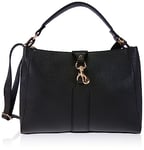 Idony, Sac à bandoulière en cuir Femme, Noir, Einheitsgröße