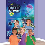 Amscan 9912583 - Kids Battle Royal Gamers Birthday Party Scene Setter Decoration & Props - 16 Pieces