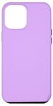 Coque pour iPhone 12 Pro Max Couleur mauve simple