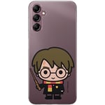 ERT GROUP mobile phone case for Samsung A14 4G/5G original and officially Licensed Harry Potter pattern 024 optimally adapted to the shape of the mobile phone, partially transparent