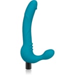 Blush Temptasia Luna Strapless double-ended dildo Turquoise 22,5 cm