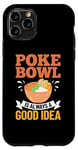 Coque pour iPhone 11 Pro Poke Bowl Recette de poisson hawaïen