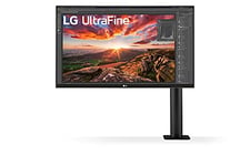 LG ERGO UltraFine 27UN880P-B Ecran PC 4K 27" - dalle IPS résolution 3840x2160, 5ms 60Hz, DisplayHDR™400, sRGB 99%, pied ergonomique réglable, USB-C (60W), haut-parleurs