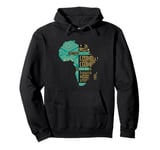 Africa Map Black Culture Pride African Roots South Africa Pullover Hoodie