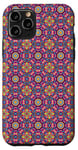 iPhone 11 Pro Purple Retro Pattern Case