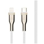 Fixed Kabel METAL Series USB-C/Lightning 0.5m Vit