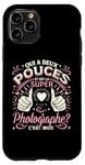 Coque pour iPhone 11 Pro Une Super Photographe Idée Cadeau Pour Photographe Femme