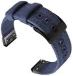 Shieranlee Compatible with fenix 5 Watch Strap,22mm Canvas Quick Release Watch Bands Fenix 5/Fenix 5 Plus/Forerunner 945/Approach S60/Quatix 5/Fenix 6/Fenix 6 Pro