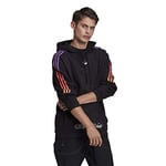 adidas GN2424 SPRT SWEAT HOOD Sweat mens black/multicolor S