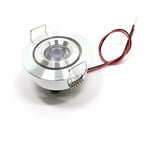 Leclubled - Petit spot led encastrable 3W 380lm DC12-24V perçage 44-46mm - Blanc Chaud 3000K