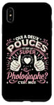 Coque pour iPhone XS Max Une Super Photographe Idée Cadeau Pour Photographe Femme