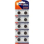 LR1130 / AG10 / LR54 /189 / 389 / 390 / PKCELL 10-PACK