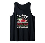 This Is My Christmas Movie Watching Shirt Red Vintage Truck Tank Top