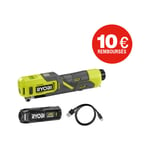 Ryobi - Gonfleur 4V usb Lithium - 6,9 bars - 1 batterie 2,0Ah - RI4-120G