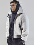 Teddy Sherpa Jacket Ecru (XL)