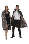 Zac's Alter Ego® Fancy Dress Unisex Day of the Dead Reversible Sugar Skull Cape