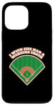 Coque pour iPhone 13 Pro Max J'aimerais que la vie ait une piste d'avertissement - Baseball drôle