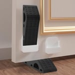 2 Pièces Bloque Porte Cale Porte Door Stopper Bloc Porte Sol Durable Et Lourd Cale Porte Sol Cales En Caoutchouc Avec Conteneur De Rangement Convient À Tous Les Types De Revêtements De Sol