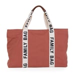 Childhome - Sac à langer Family Bag Signature - Canvas Terracotta