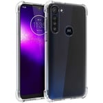 Motorola Moto G8 Power Stöttåligt Skal med Förstärkta Hörn Transparent