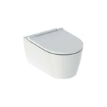 Geberit - one - wc suspendu avec abattant softclose, TurboFlush, KeraTect, blanc 500.201.01.1