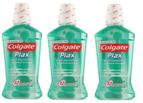 Colgate Plax Multi-protection Antibacerial Soft Mint Mouthwash 500ml / X3