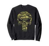 Marvel The Punisher Camo Skull Symbol Sweatshirt