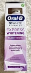 4 X Oral-B 3D White Advanced Express Whitening Glossy White Toothpaste 75ml New