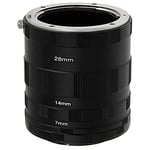 Fotodiox Nikon Macro Extension Tube Set Kit for Extreme Close-up, Fits Nikon D1, D2, D3, D3x,D3s, D100, D200, D300, D300s, D700, D40, D40x, D50, D60, D70, D70s, D80, D90, D3000, D3100, D5000, D7000