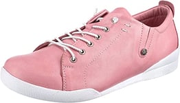 Andrea Conti Femme Damen Sneaker Basket, Rose Pastel, 39 EU