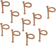 Country Love Crafts Letter P Wooden Craft Blank, Light Brown