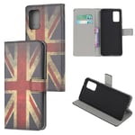 Samsung Galaxy S20 Plus / S20 Plus 5G - Design læder cover / pung - Retro UK Flag