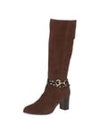 CAPRICE Bottes pour Femme 9-25502-43 Haute Jusqu'au Genou, Marron foncé, 37.5 EU