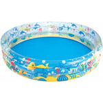 Bestway - Lay-Z-Spa Piscine gonflable trois anneaux plongée profonde - 3 boudains - 1.83m x H33cm - Piscine gonflable - Multicolore - Vinyle - 2