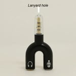 3.5mm Jack Plug Stereo Audio to Mic & Headset Splitter Adapter