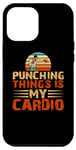 Coque pour iPhone 15 Pro Max Punching Things Is My Cardio Martial Arts