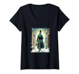 Womens Ebeneezer Scrooge Character from A Christmas Carol V-Neck T-Shirt