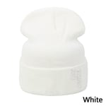 WAZHX Nouveau Bonnets Chapeau pour Femmes Couleur Unie Tricoté Skullcap Filles Automne Femme Bonnet Casquettes Plus Chaud Bonnet Dames Casquette Décontractée 7